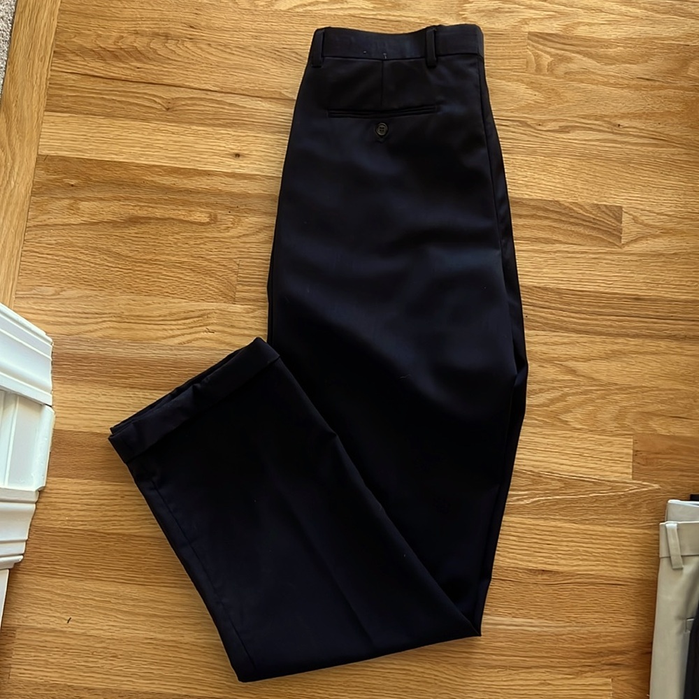 Men’s black wool trouser pants - size 34x34